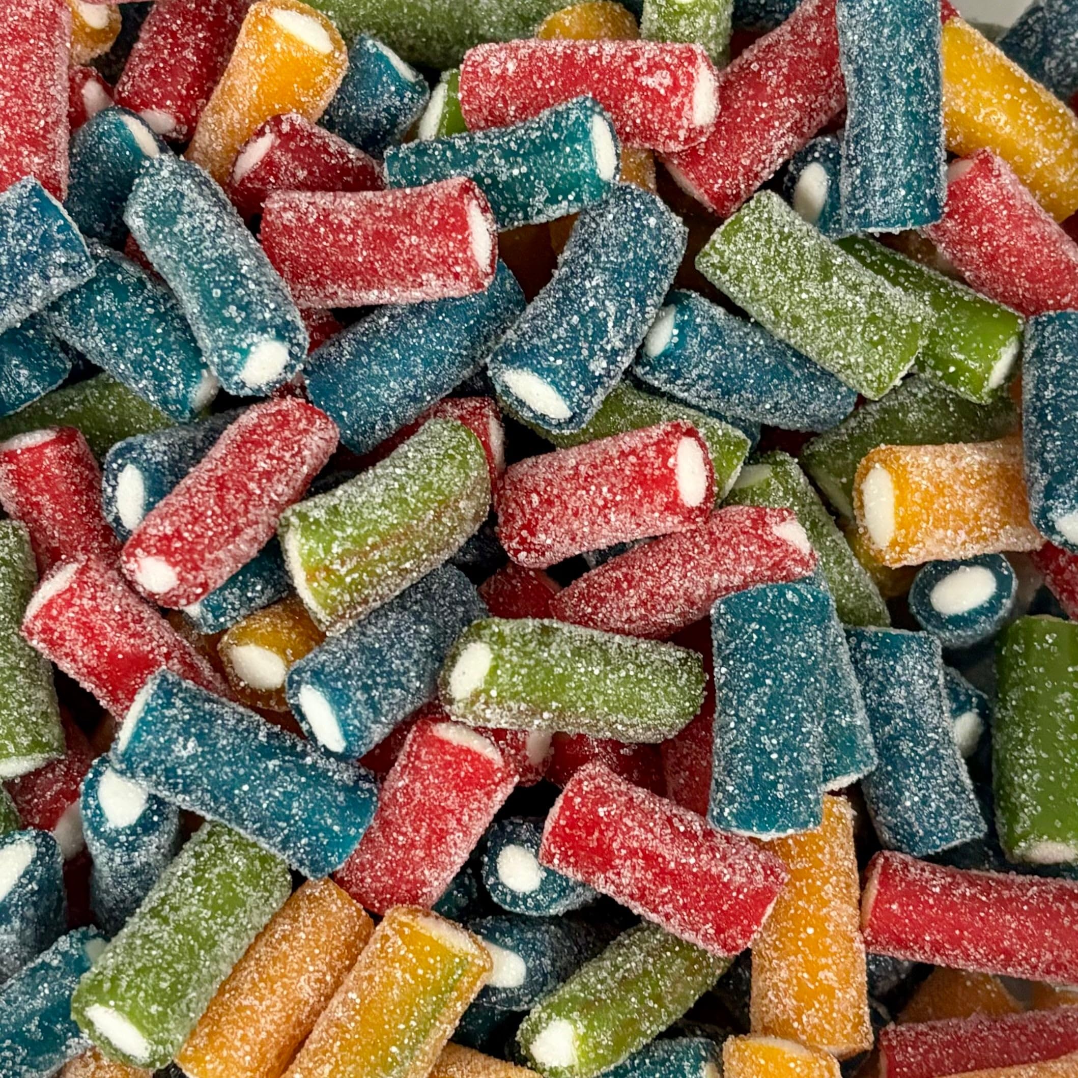 Fizzy Assorted Pencil Bites 2kg Share Bag by The Gourmet Sweet Company