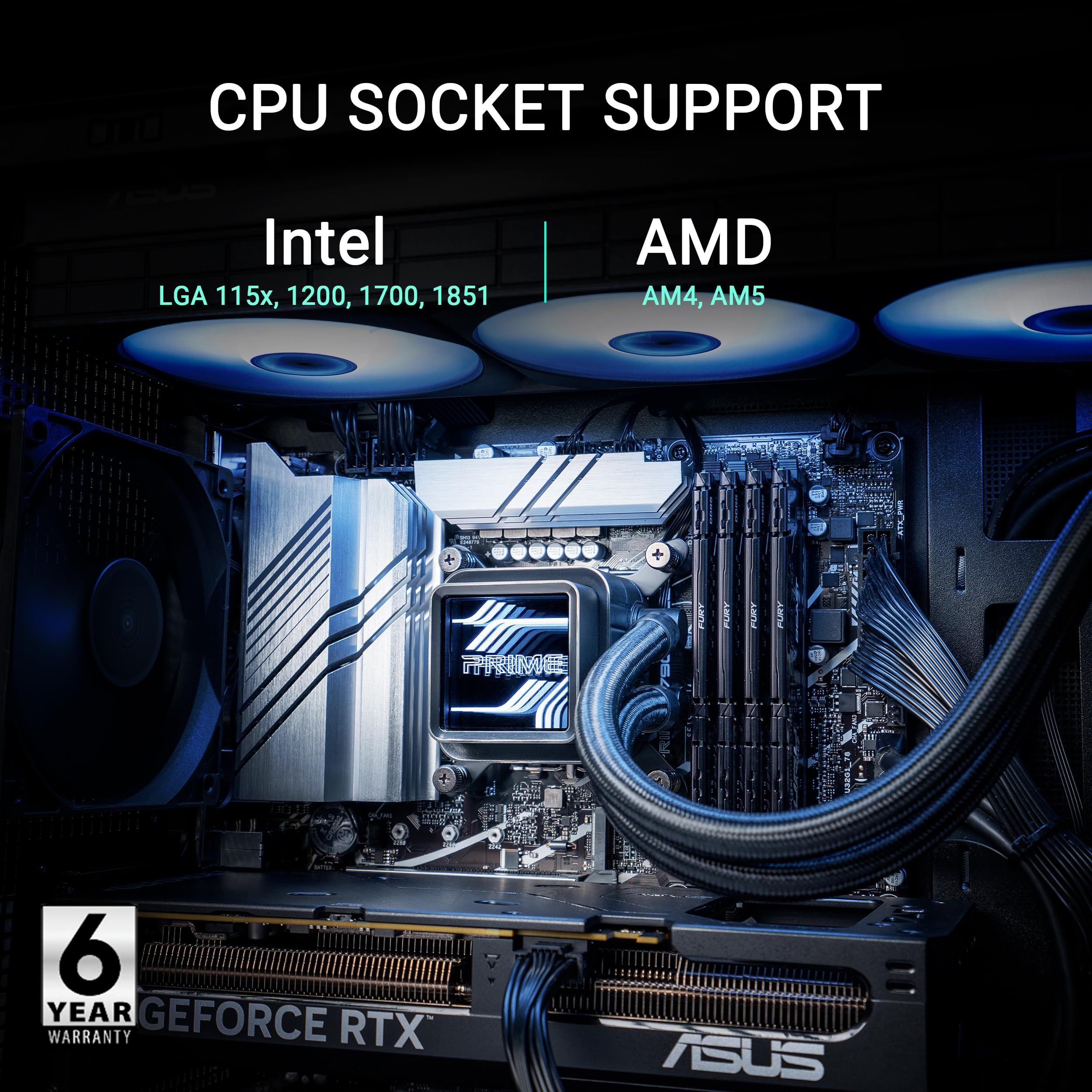 ASUS Prime LC 240 ARGB All-in-One-Flüssig-CPU-Wasserkühlung