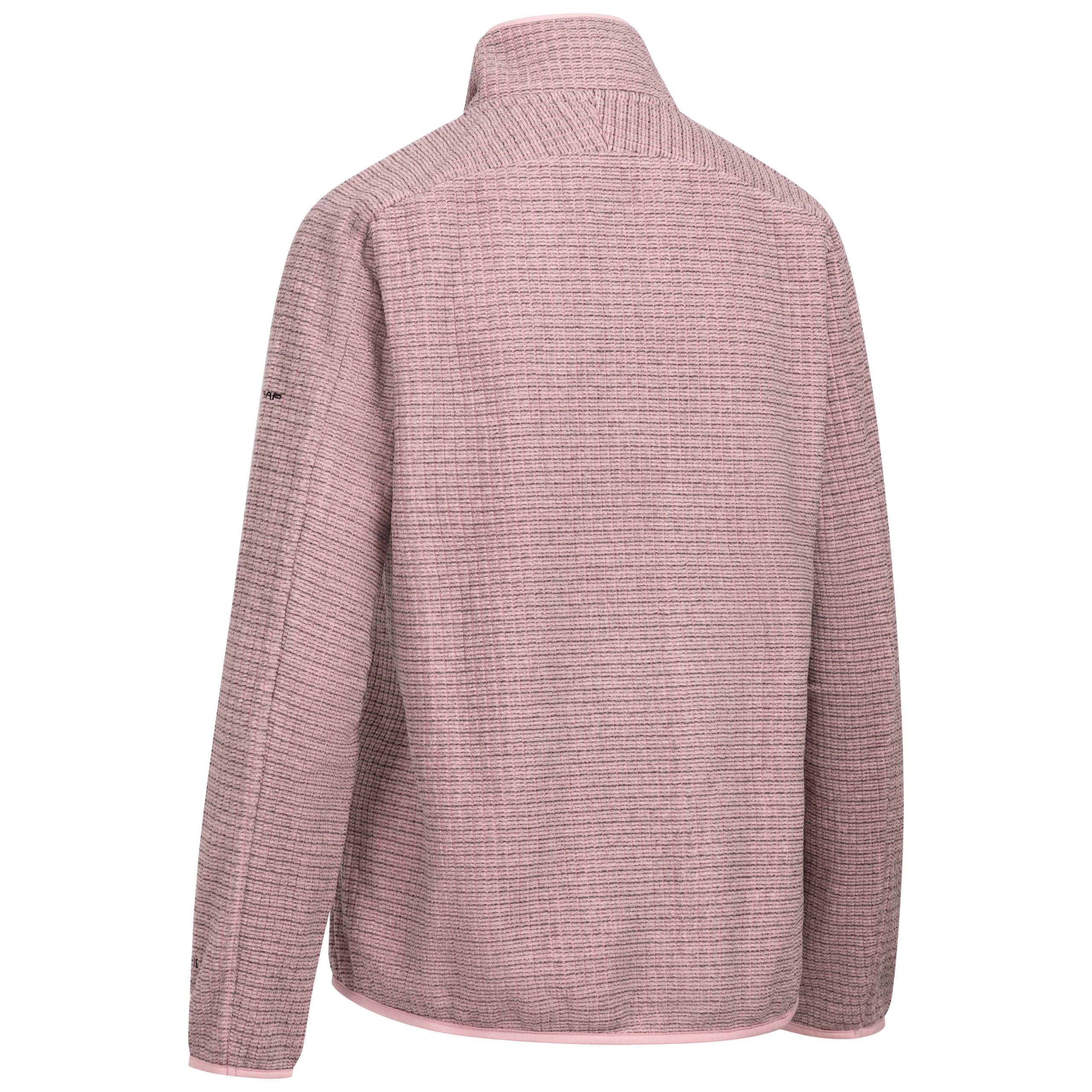 Trespass Celia - Forro polar texturizado para mujer, parte trasera cepillada, 2 bolsillos con cremallera, uniones elásticas, punto, 100% poliéster