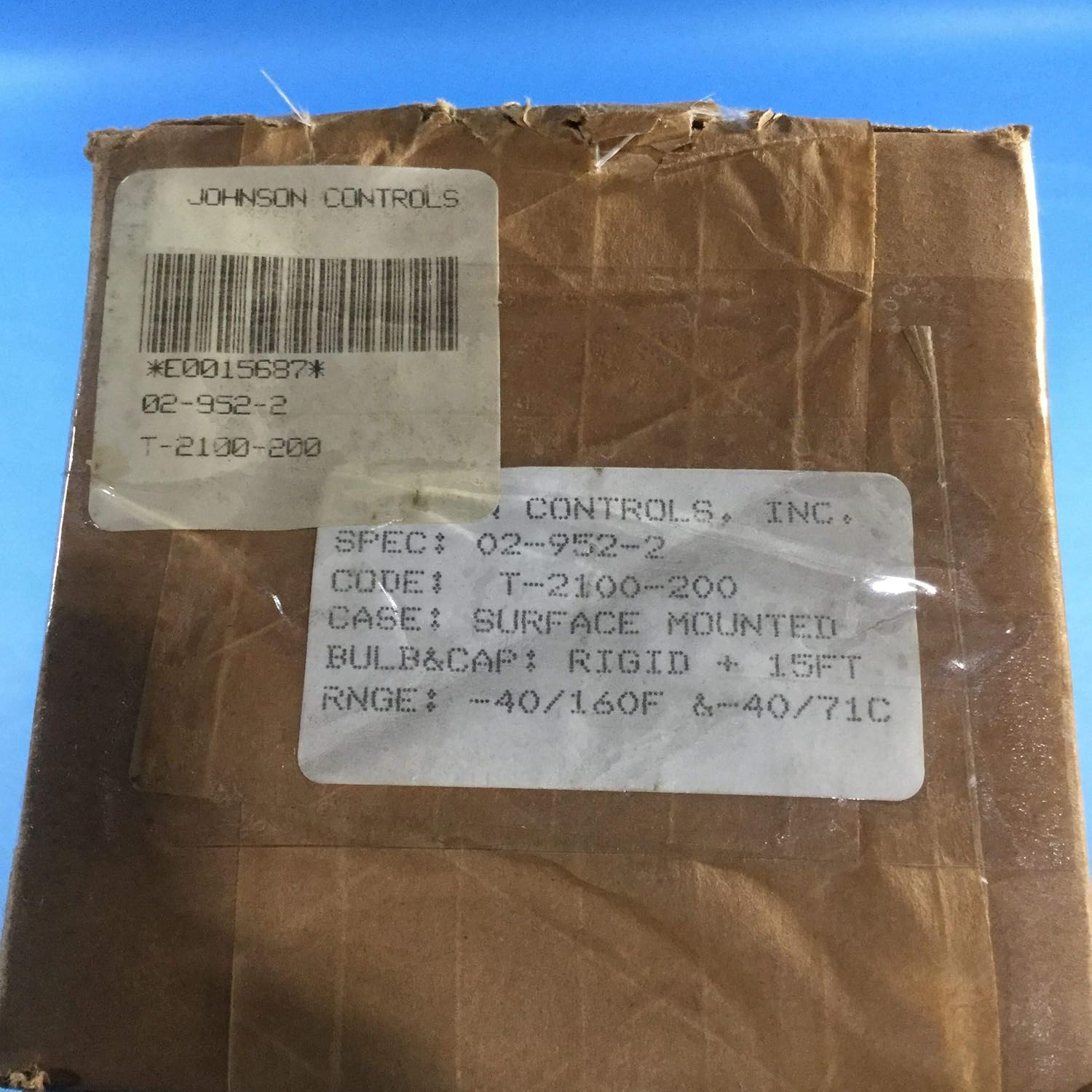 Series T-2100 Dial Thermometer with Surface Mounting Style, "B" Bulb Element Style, -40-71° C Temperature Scale