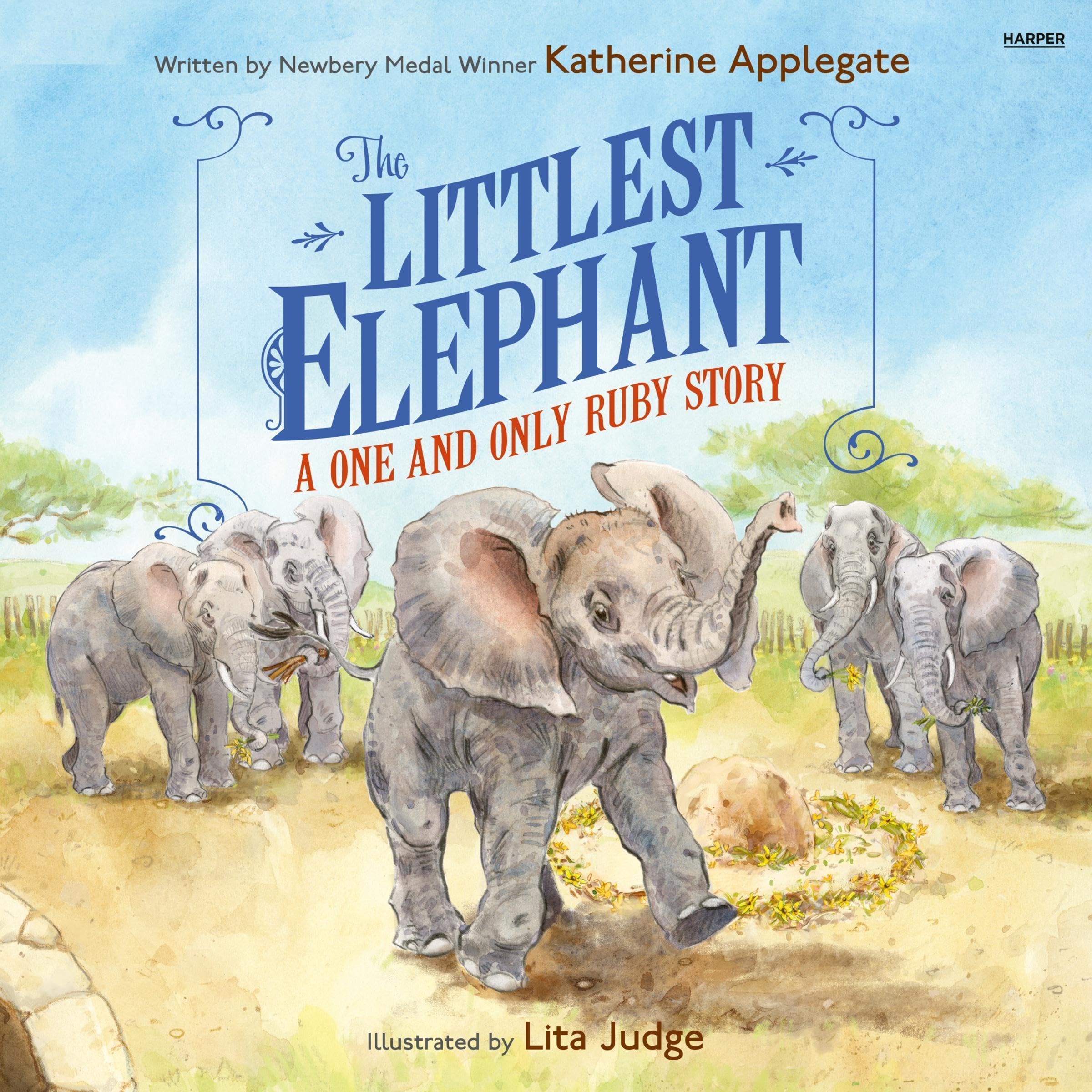 Cover art for The Littlest Elephant