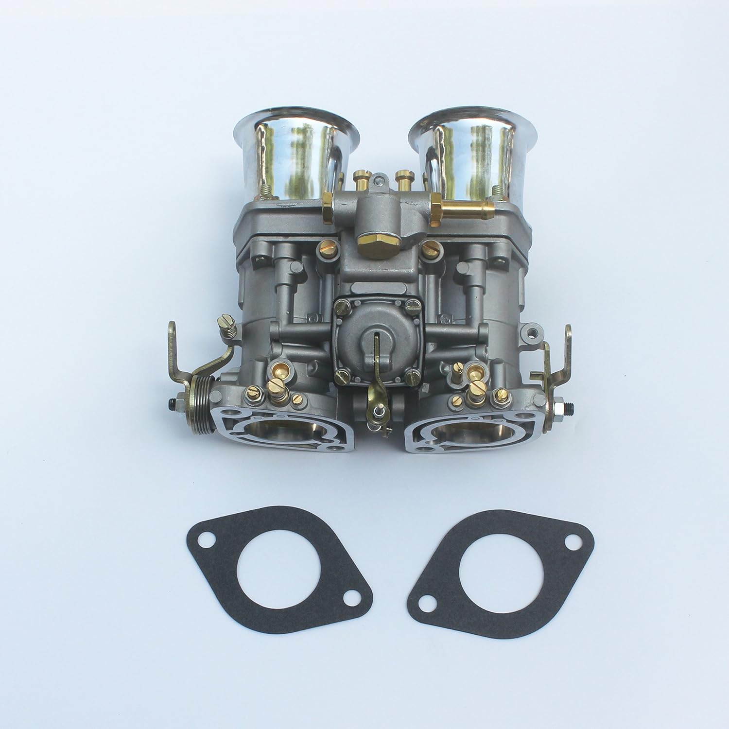 KIPA Carburetor For 48 IDF 48mm With Air Horns OEM # 19030.015 19030018 19030.018 19030015 19030021 used on Porsche VW Jaguar Ford 351 Small Block Chevy's American V8 engines with Gaskets