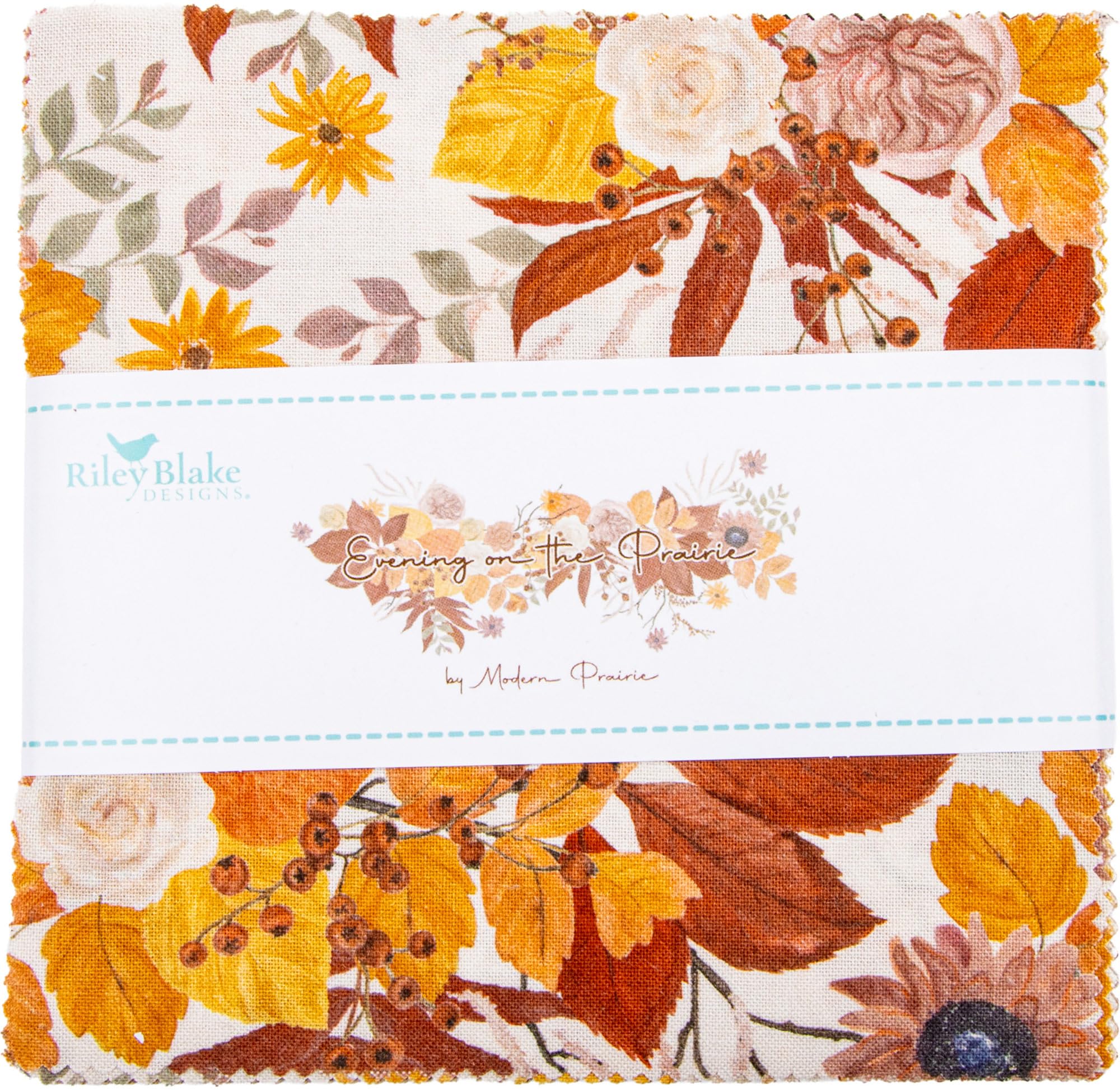 Modern Prairie Evening on The Prairie 5" Stacker 42 5-inch Squares Charm Pack Riley Blake 5-16740-42
