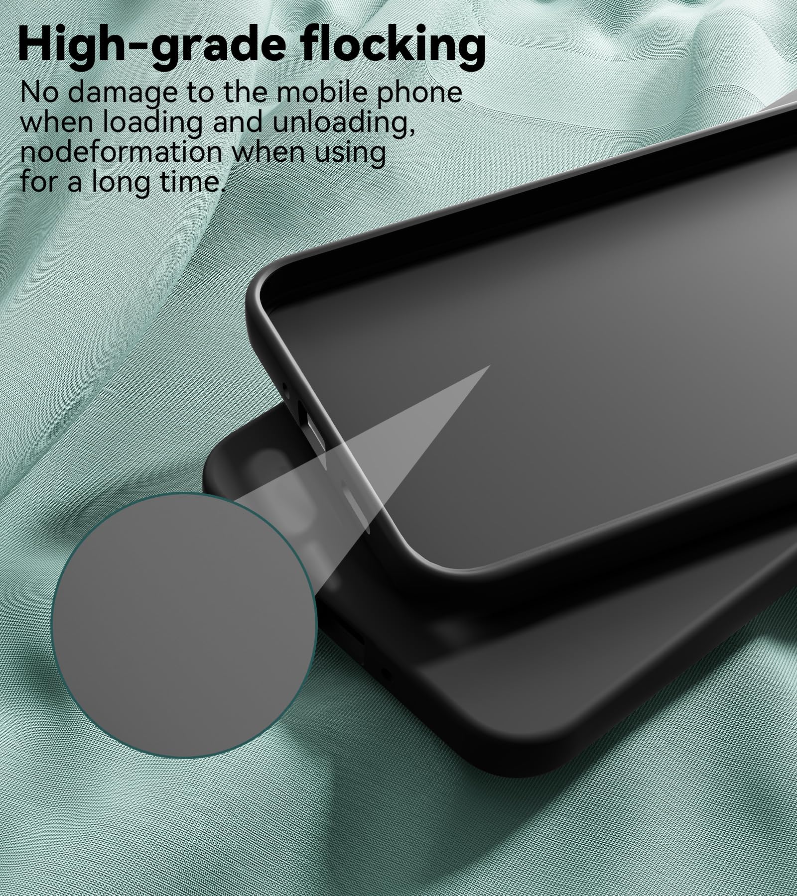 FLLAO Cover Compatibile con Samsung Galaxy A16 5G/4G con 2 Pellicola Vetro Temperato, Custodia Ultra Sottile Silicone TPU Morbido Case Protettivo Nero