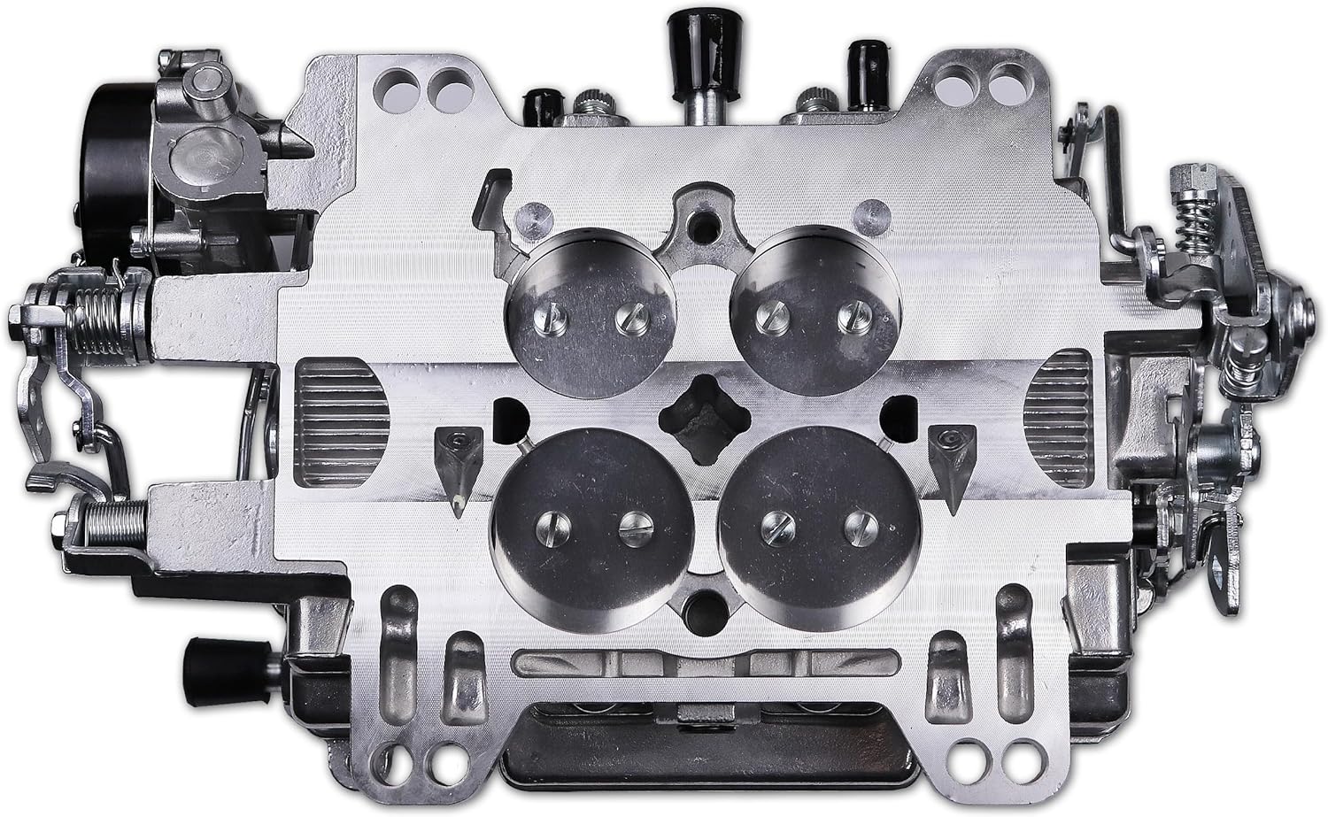 1406 Carburetor for 600 CFM 4 Barrel Square Bore Compatible with Corvette Silverado Ford GMC Mercury Mustang Bronco Pickup Truck with Electric Choke 401A (1406 Carburetor 600 CFM)