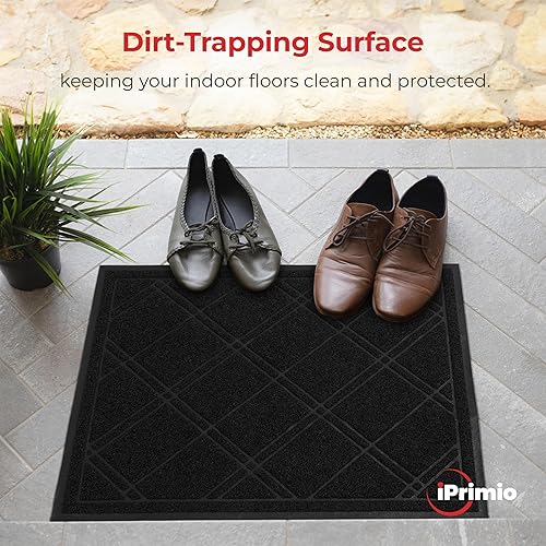 Miniatura 12 de SlipToGrip- Tapete universal de entrada, antideslizante, duradero y lavable- Tapete de bienvenida p/interior/exterior/entrada, malla Duraloop, Verde