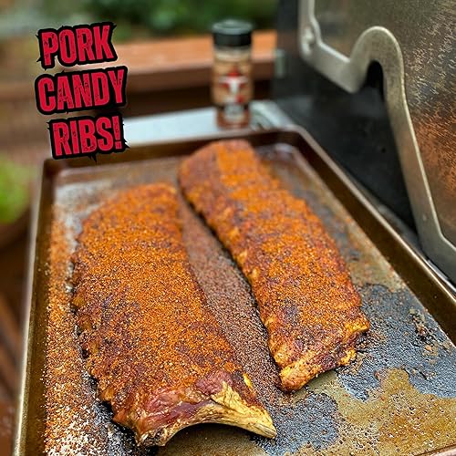 Miniatura 5 de Rub bourbon de azúcar de arce  Rub para barbacoa para cerdo, tocino, jamón, colillas, chuletas y costillas  Runnin' Wild Foods, 10.7 onzas