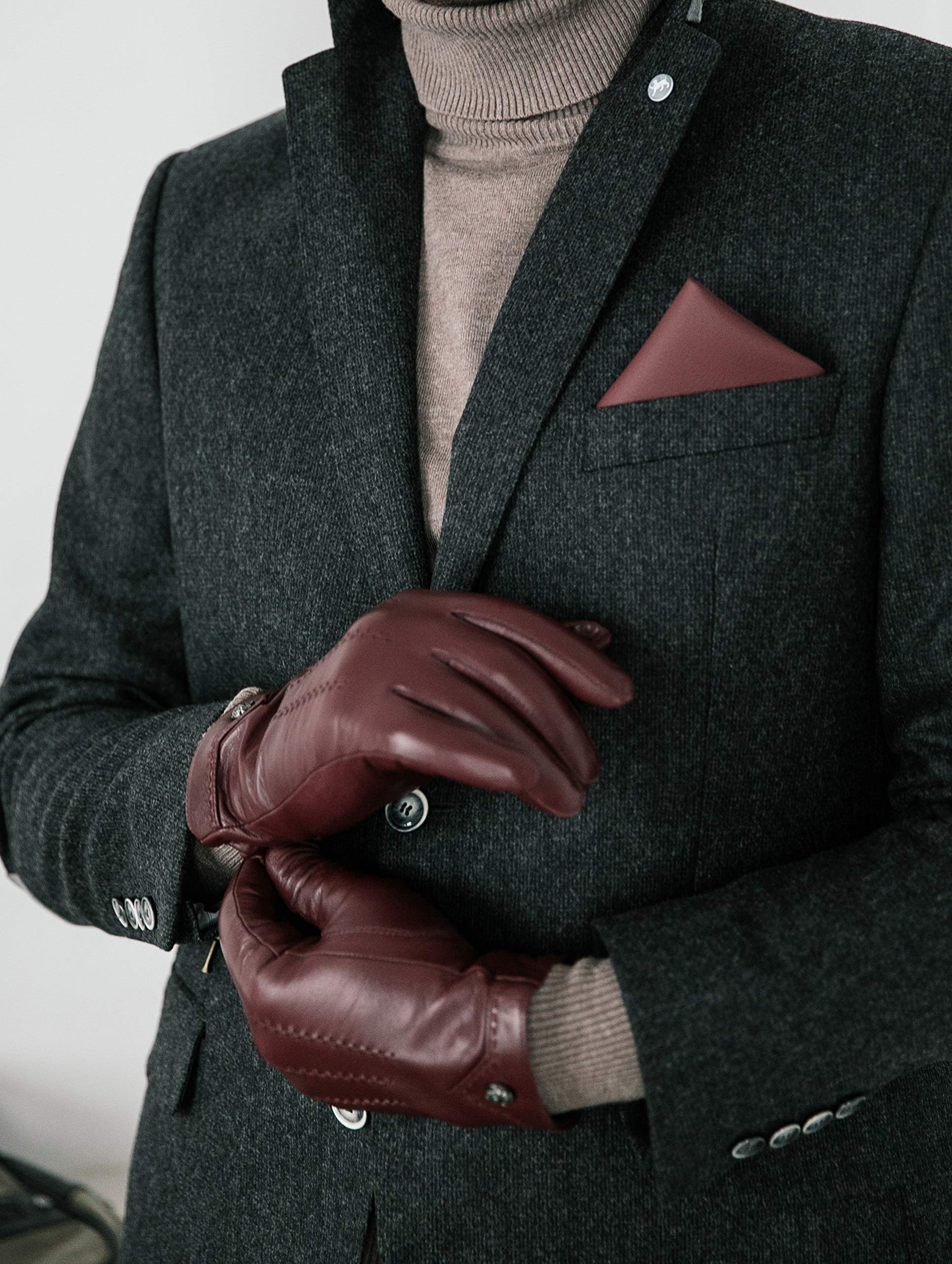 Dolcevita Maglione Uomo 30% Puro Cashmere 70% Pura Lana Made in Italy Pull Manica Lunga Morbido Soffice e Caldo