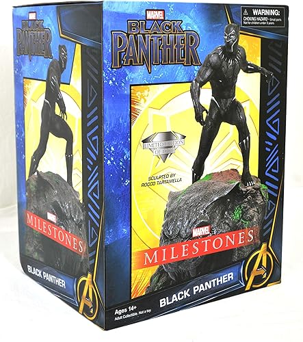 Miniatura 3 de Diamond Select Toys Marvel Milestones: Estatua de resina de película Black Panther