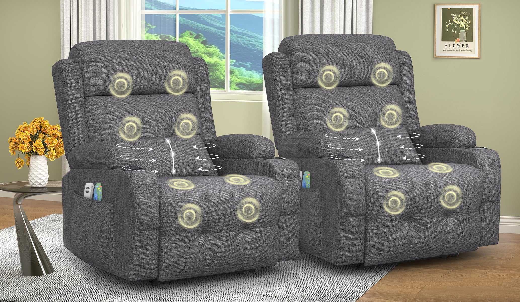 Electric Recliner Chairs With Heat And Massage Uk