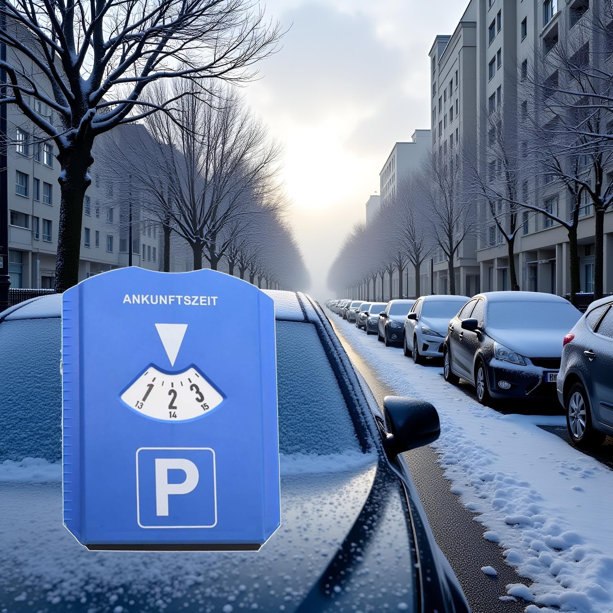 Arrival Soft Car Parking Disc Timer Clock With Snow Scraper Modern Design PS Parking Disk