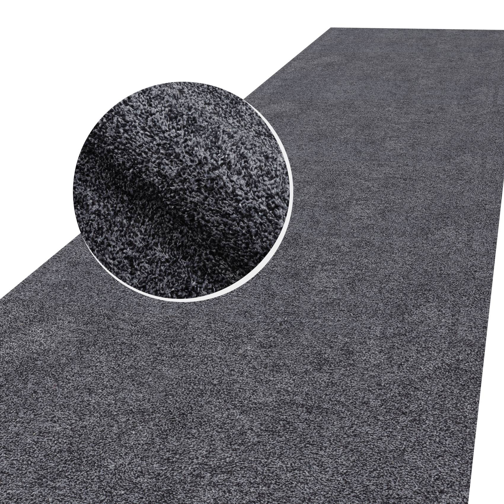 ANRO Tapis attrape-saleté - Tapis de couloir - Anthracite - 300 x 100 cm