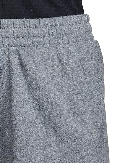 Enamor Essentials Women's Relaxed Fit Mid Rise 100% Cotton Mid-Thigh Length Shorts with Adjustable Waistband & Pockets - E078