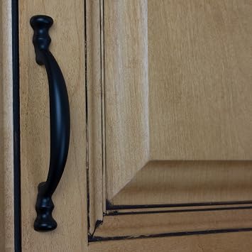 GlideRite Hardware 83847-MB-10 3 inch Cc Arch Matte Black Cabinet Pulls 10 Pack