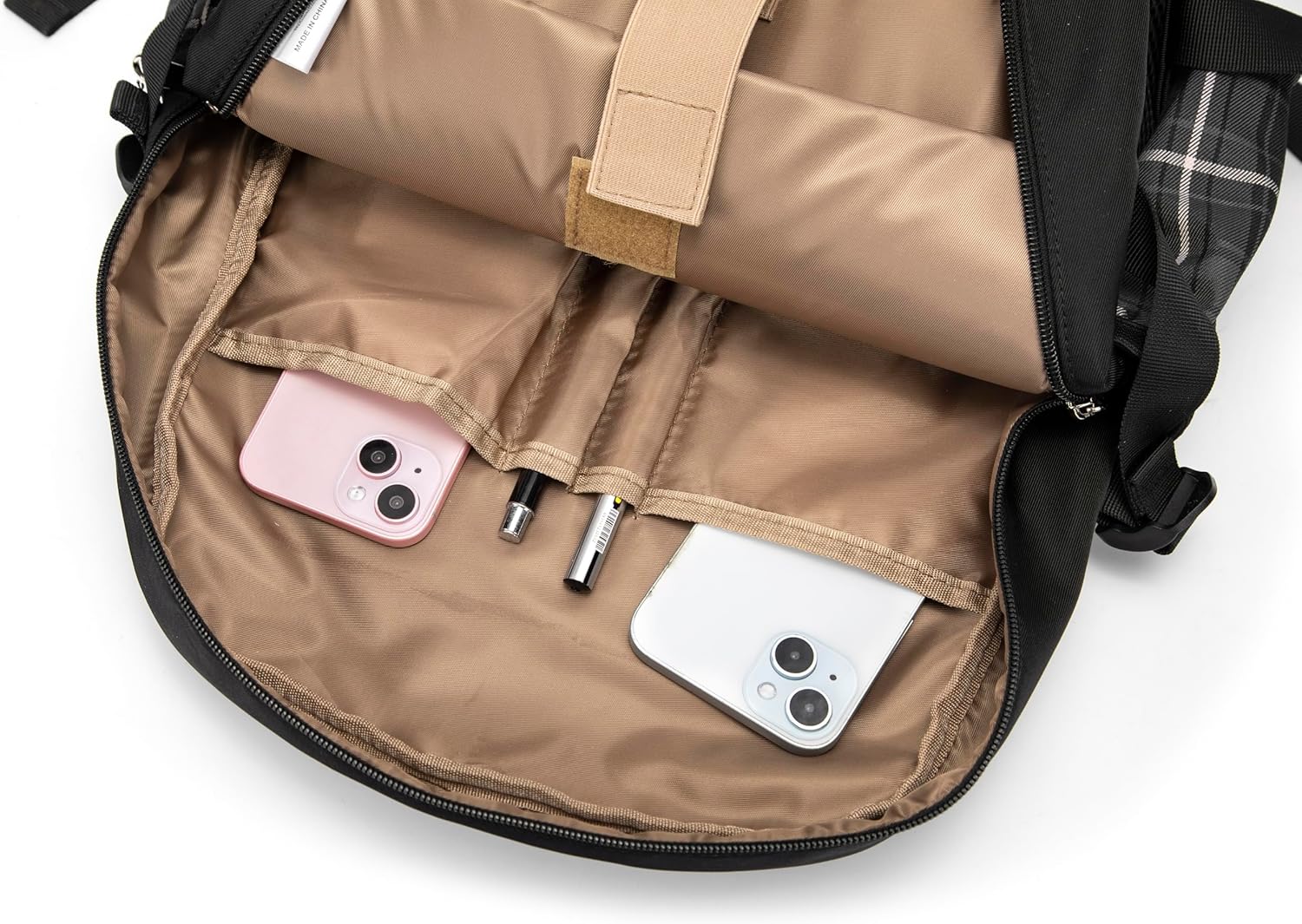 Cute School Backpack for Girls Book Bag for Middle School Students Roomy School Bag for Girls Black