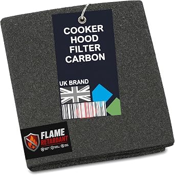 Cooker Hood Filter, Cut to Size Vent Filters for All Cooker Hoods & Extractor Fans, Collects Grease & Odours Universal Cooker Hood Fan Filters Kitchen Extractor Carbon Filter