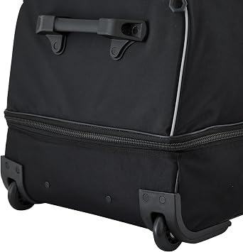 ATG Compass Rolling Travel Duffel Bag, Rich Black, 36-Inch