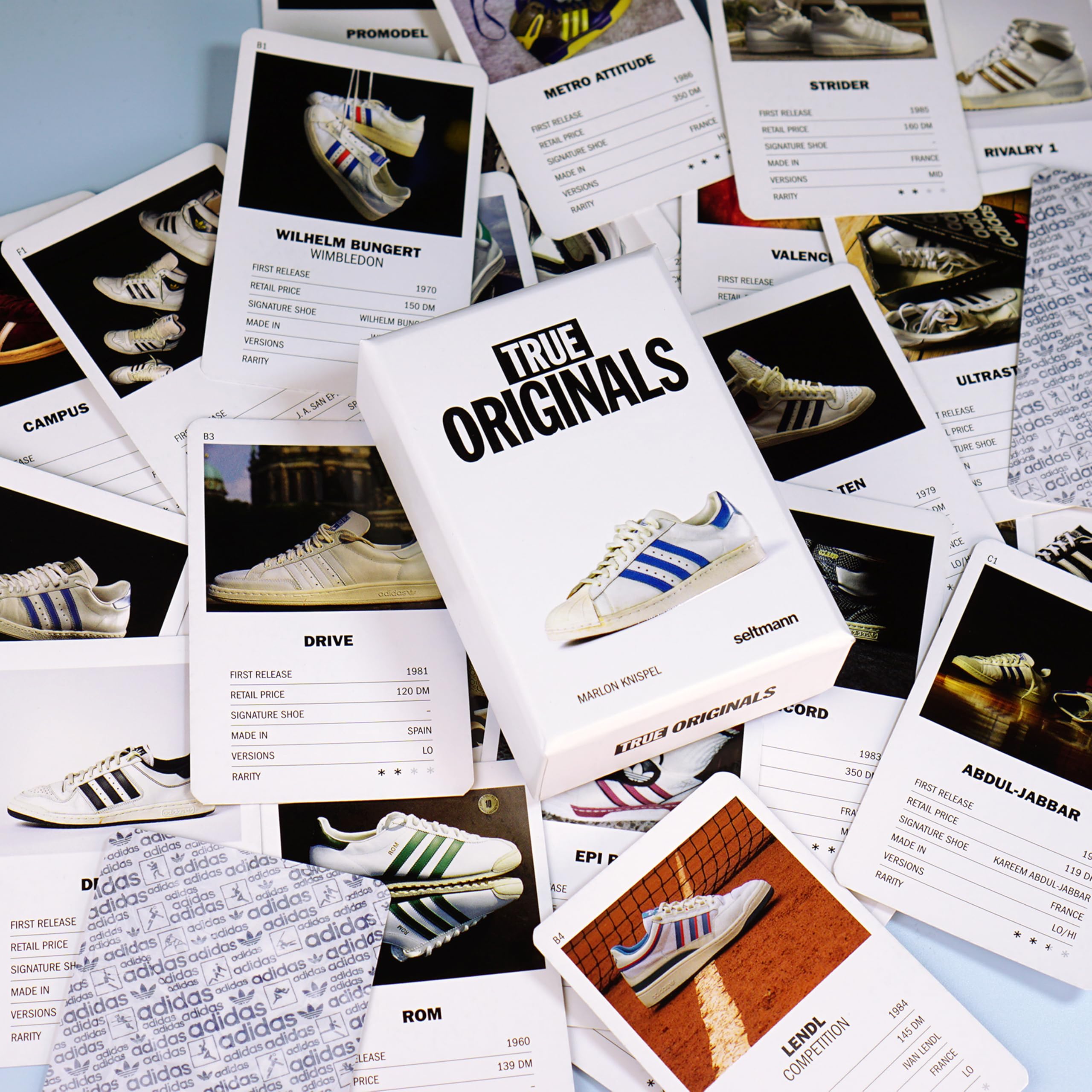 RIGHTS RESTRICTED True Originals: Quartets and Top Trumps