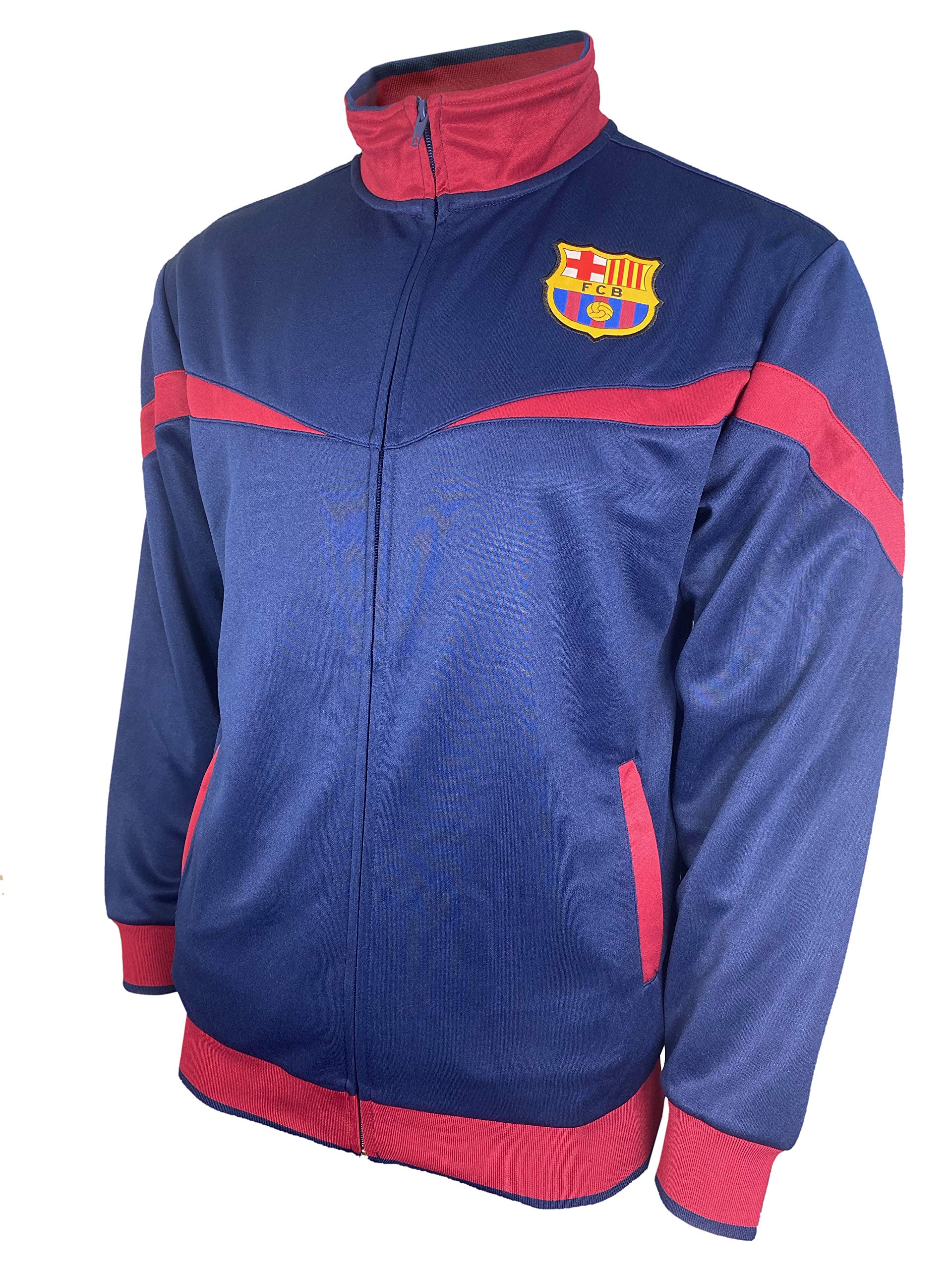 Icon Sports Youth FC Barcelona Officially Licensed Zipper Soccer Jacket Small 007