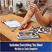 Vista 3 de 4D Build, Kit de modelo de rompecabezas 3D de personajes de Harry Potter, 87 piezas, regalos de Harry Potter, decoración de escritorio, juguetes