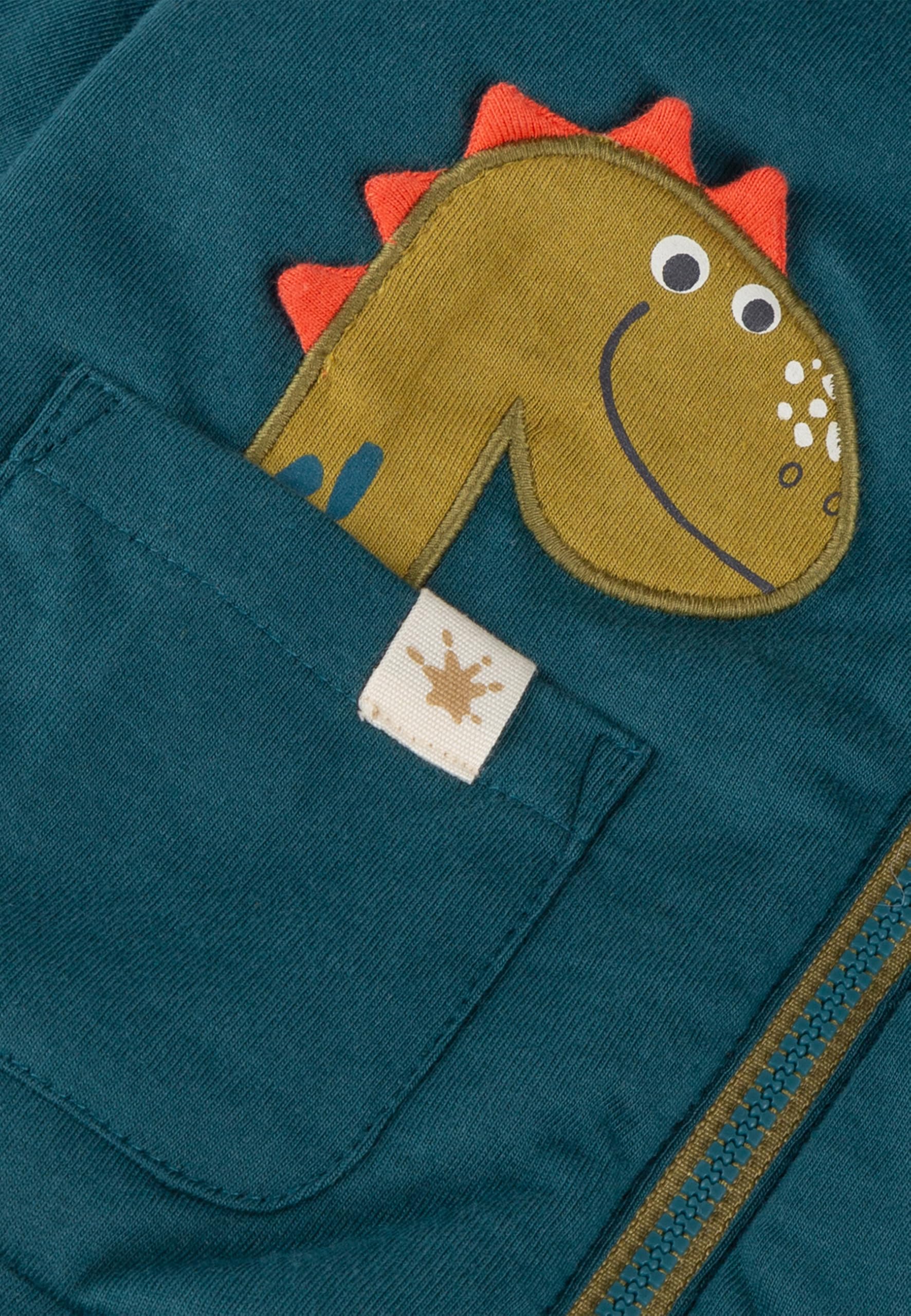 Sigikid Wendejacke wattiert Dino Fun aus Bio-Baumwolle für Baby Jungen