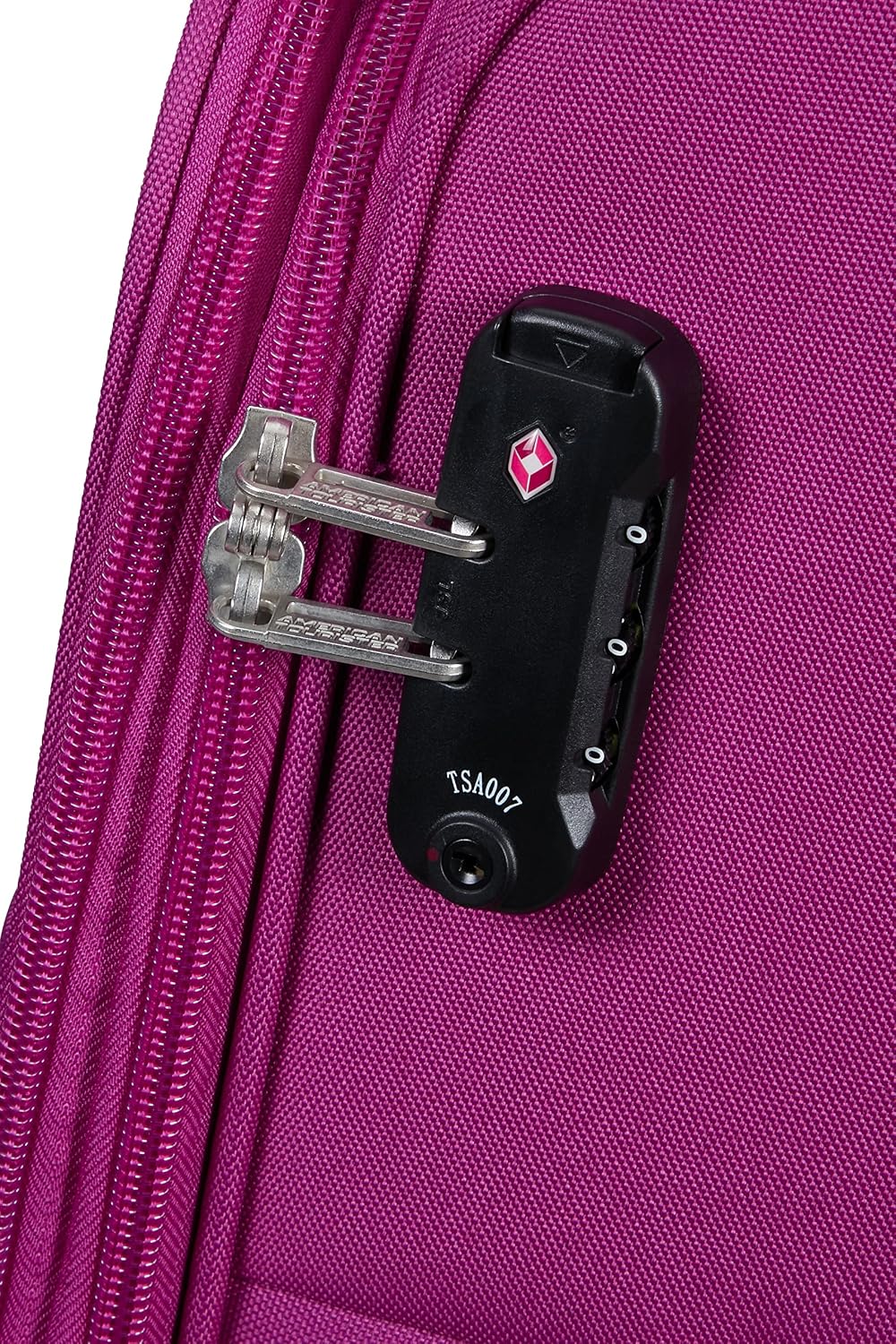 American Tourister Sun Break 3-Piece Suitcase Set – Fuchsia, Spinner Wheels, TSA Lock, Expandable