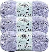 Vista 52 de (1 Madeja) Lion Brand Yarn Truboo Yarn, Aguamarina