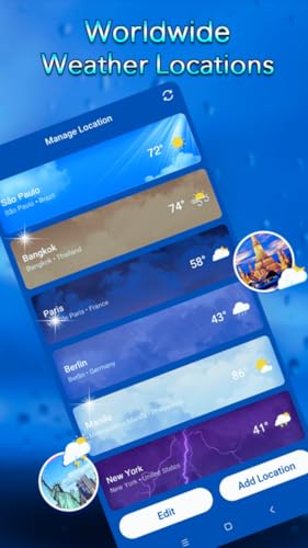 Weather , Live Forecast Widget and Radar 2023