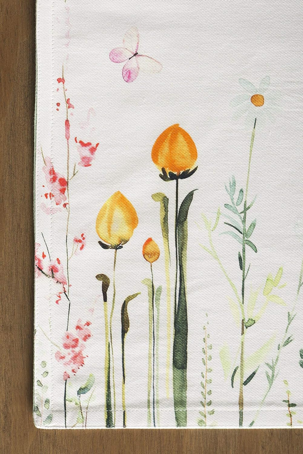 Maison d' Hermine Botanical Fresh Bundle Set 100% Cotton Set of 4 Napkins (20 Inch by 20 Inch) and Set of 4 Place Mats (13 Inch by 19 Inch)