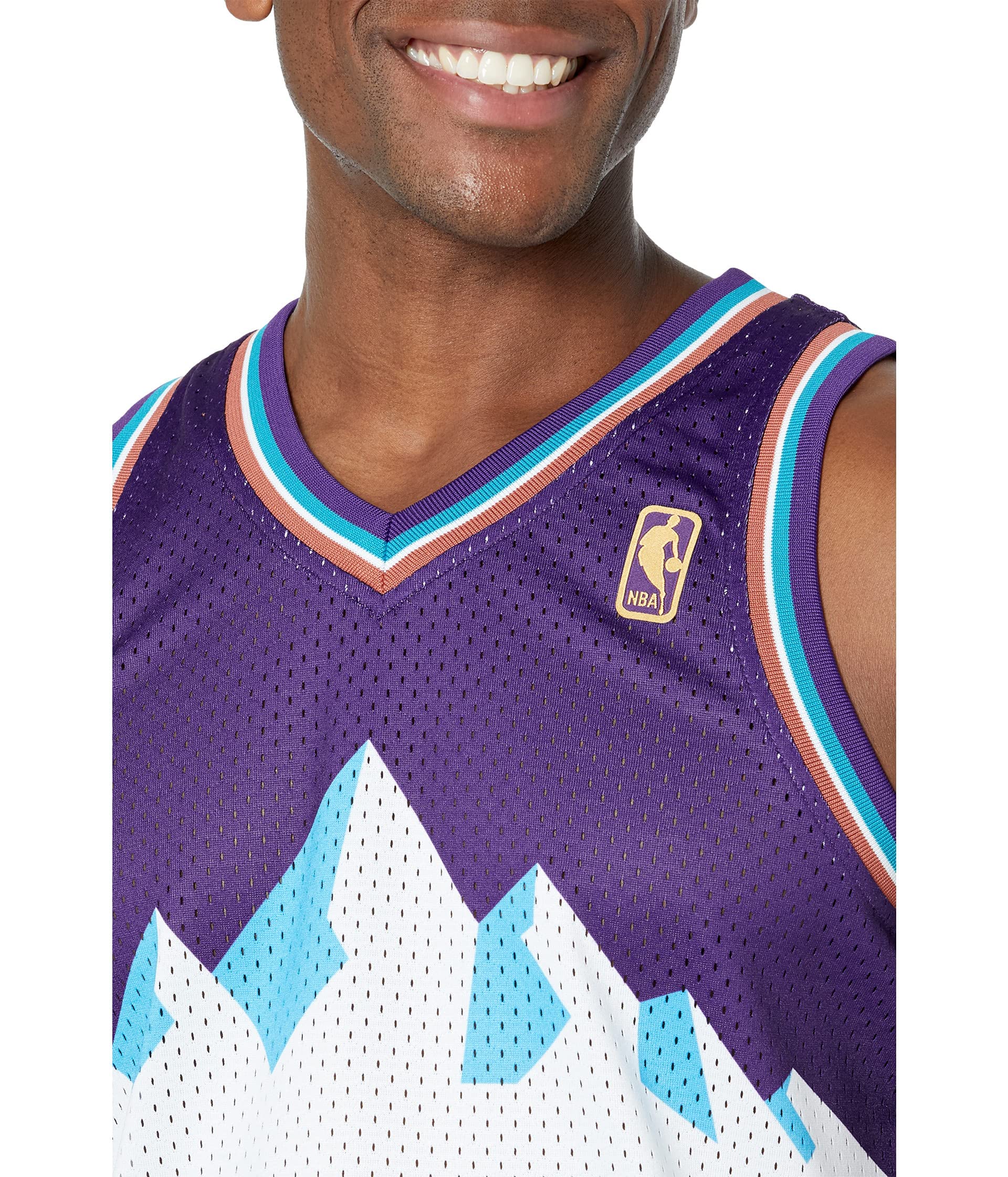 Mitchell and Ness Stockton Purple Jazz #12 Maglia Swingman (18217-UJAPURP96JST)