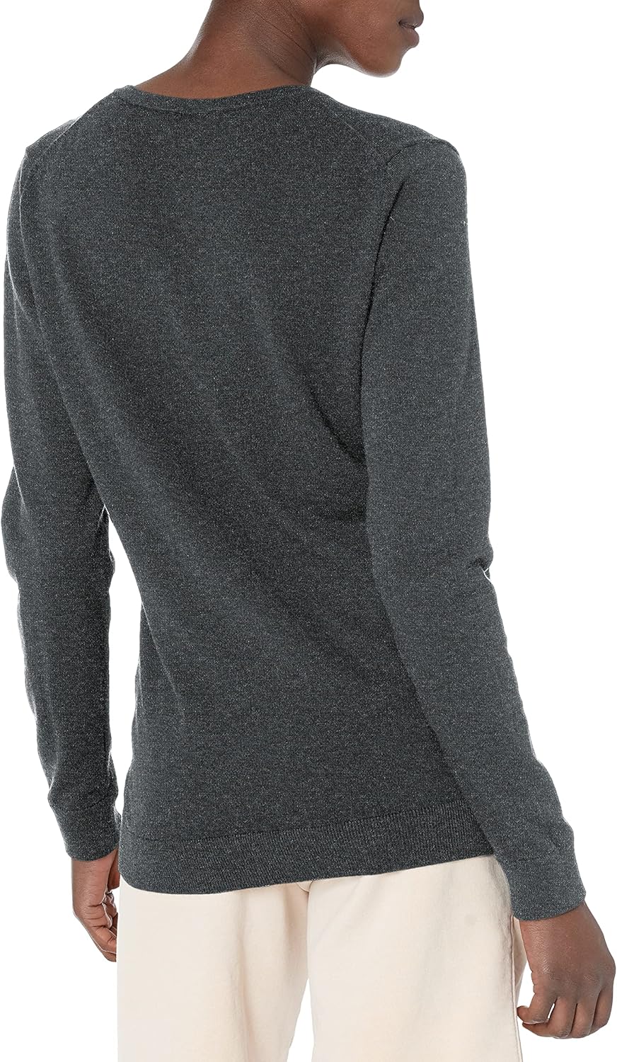 Cutter & Buck Women's Soft Cotton Blend Lakemont Long Sleeve V-Neck Sweater - Image 2