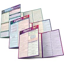 Algebra Grade Booster Series 3 QuickStudy Laminated Reference Guides