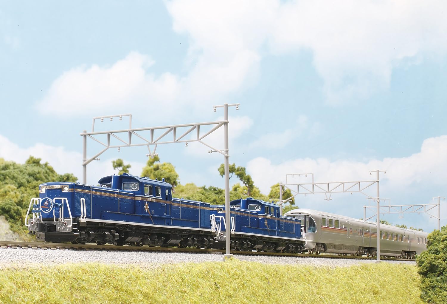 Kato 7008-2 Dd51 Hokutosei Diesel Locomotive North Star Blue