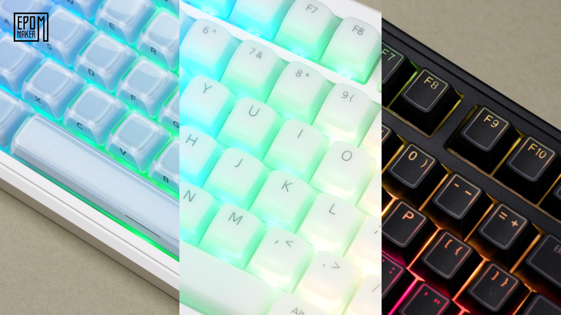 EPOMAKER Crystal Tactile Silent Switch for Mechanical Gaming