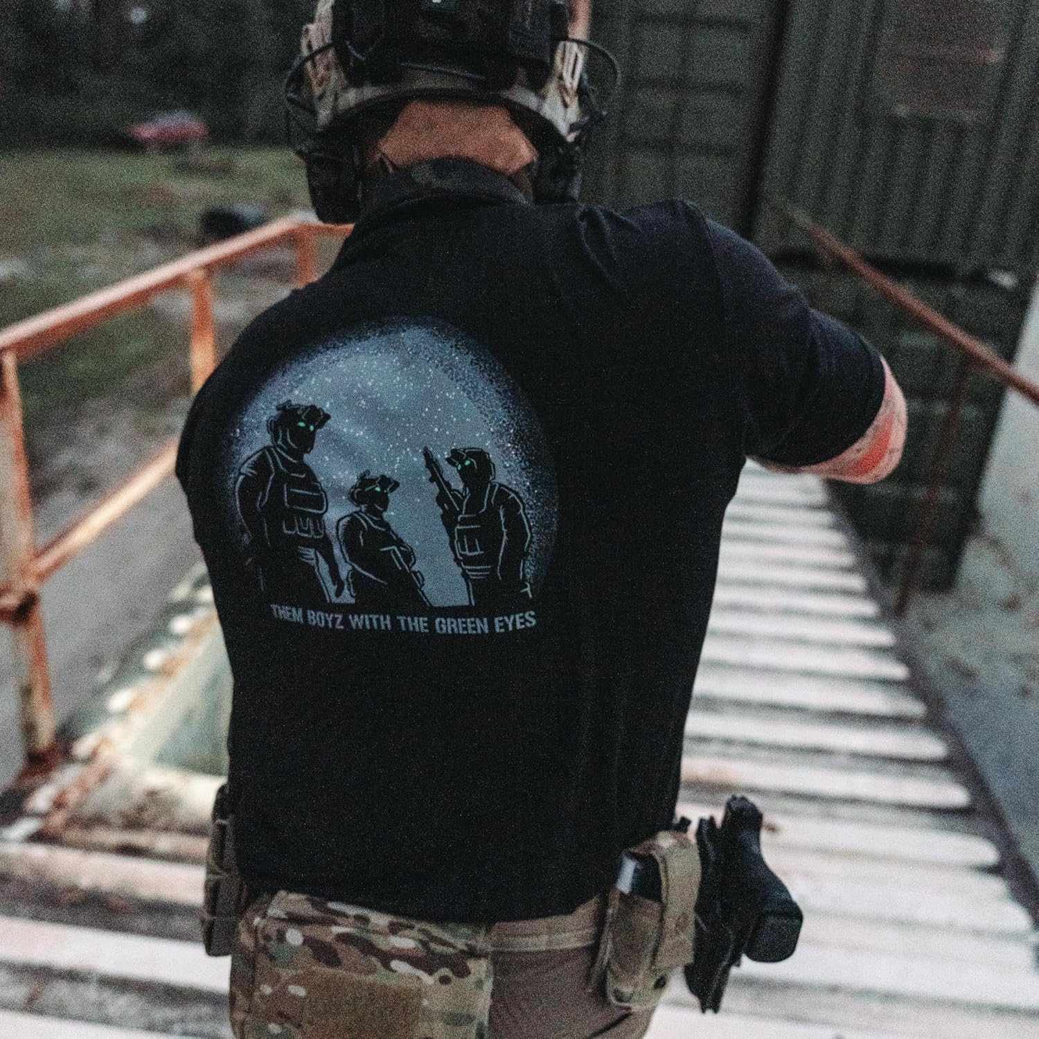 Savage Tacticians Them Boyz Men’s Tee - Military Inspired Tactical Shirt, Cotton Blend, Premium Casual & Tactical Gear