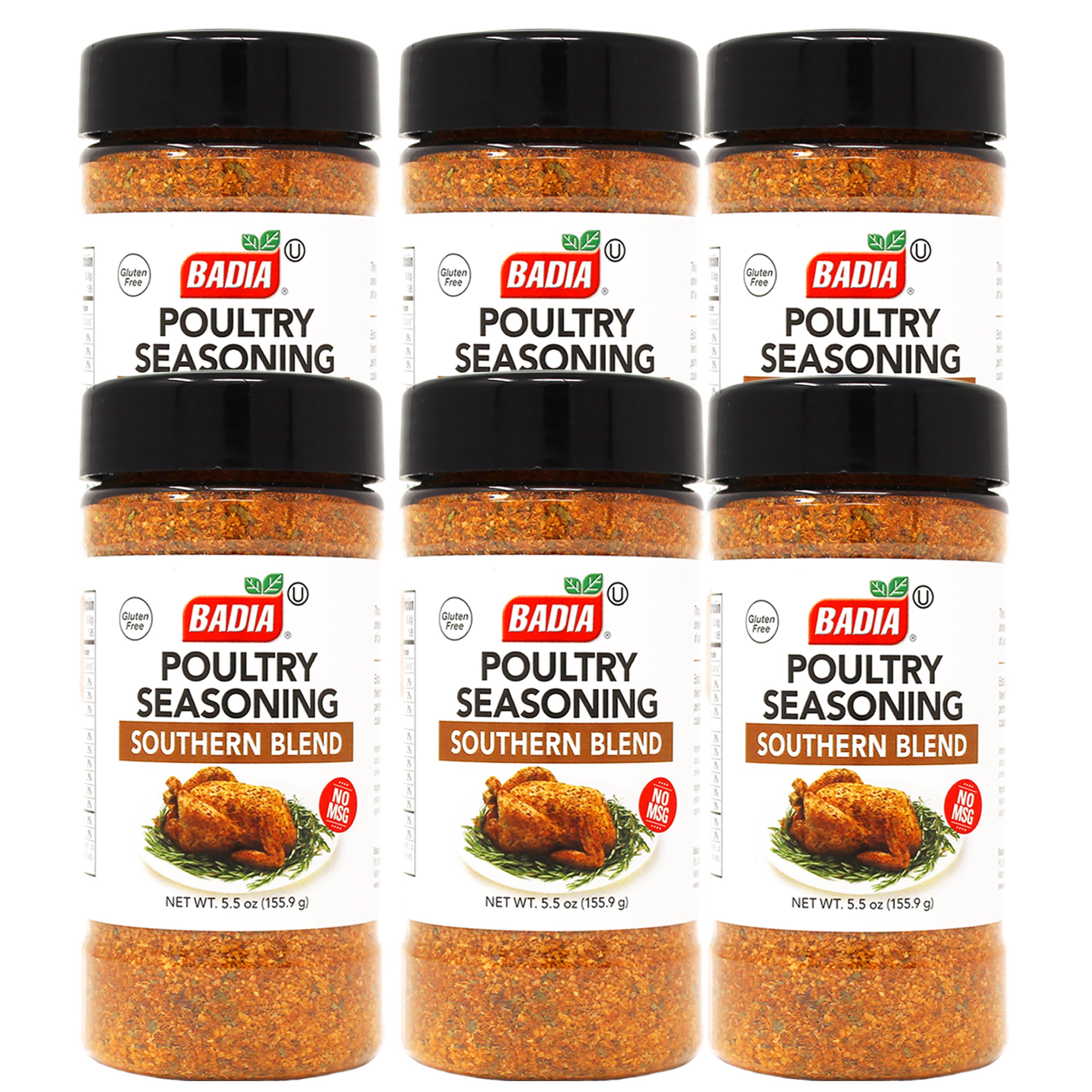 Badia Poultry Seasoning Southern Blend, 5.5 Ounce (Pack of 6)