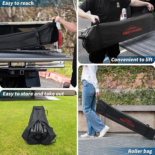 Miniatura 8 de Toldo desplegable de 10 x 10 pies con paredes laterales, tienda de campaña fácil de montar, carpas resistentes para fiestas, tienda de campaña para