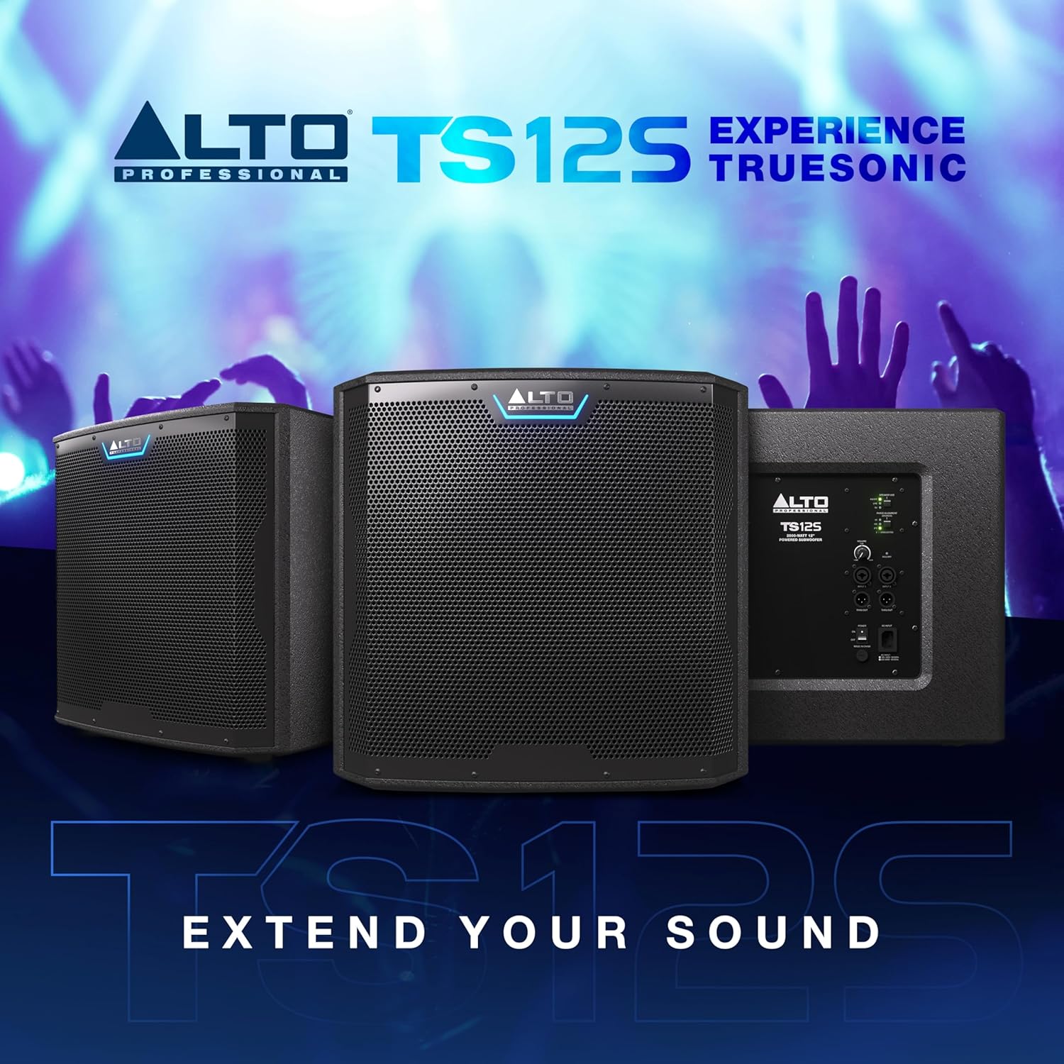 ALTO TS12S 2500W 12" Subwoofer, Powered PA Speaker with 6 Selectable DSP Modes, Easy Setup, 130 dB, 3" Voice Coil, Superior Bass - Image 7