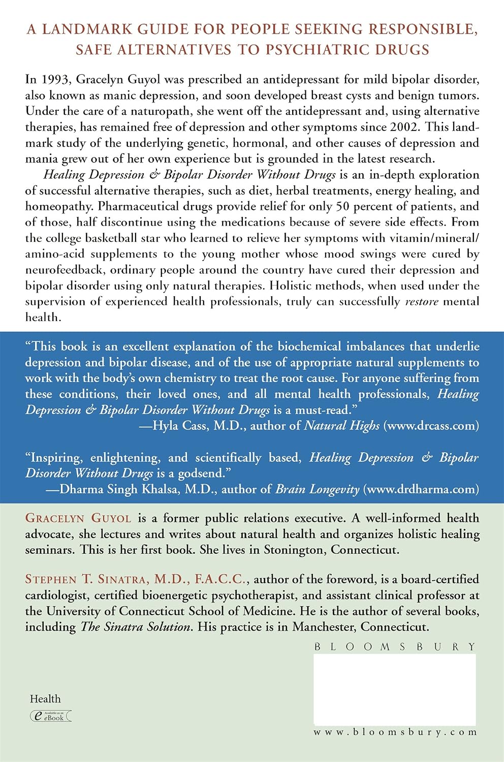 Healing Depression & Bipolar Disorder Without Drugs: Inspiring Stories of Restoring Mental Health Through Natural Therapies