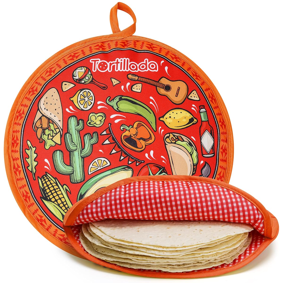 Tortillada - 12 Inch Tortilla Warmer/Heat Container microwaveable made of