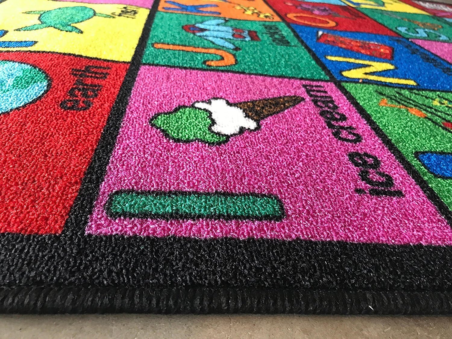 Best Cyber Monday 🔥 Play Time Kids Area Rug Reversible Alphabet ABC Learning Carpet Game Room, 31 x 59, Multicolor Flash Deals - 40% OFF Play Time Kids Area Rug Reversible Alphabet ABC Learning Carpet Game Room, 31 x 59, Multicolor