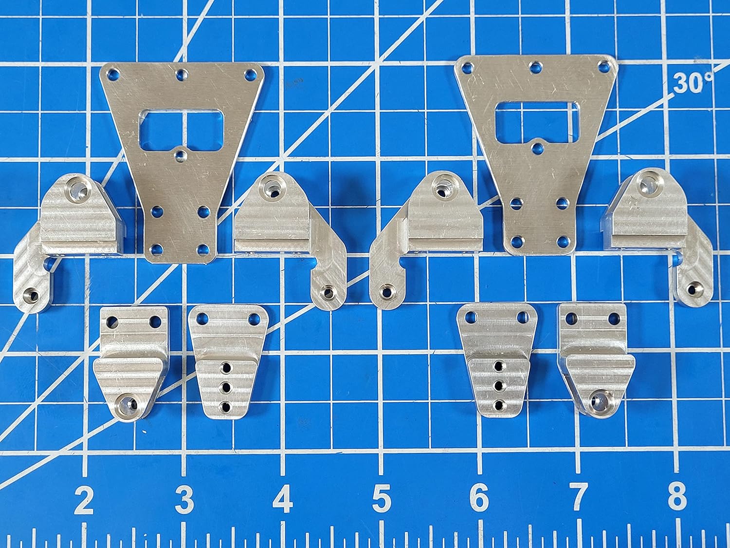 Rctruckfactory Aluminum 10mm Body Suspension Bracket Lift