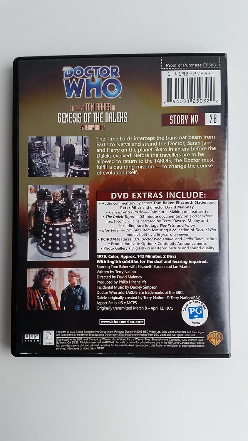 Doctor Who: Genesis of the Daleks (Story 78)
