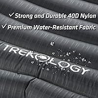 Vista 8 de TREKOLOGY UL80 Ultralight Sleeping Pad – Inflatable Camping Sleeping Pad - 40D Nylon Compact Hiking Mat – Lightweight Air Mattress for Backpacking &