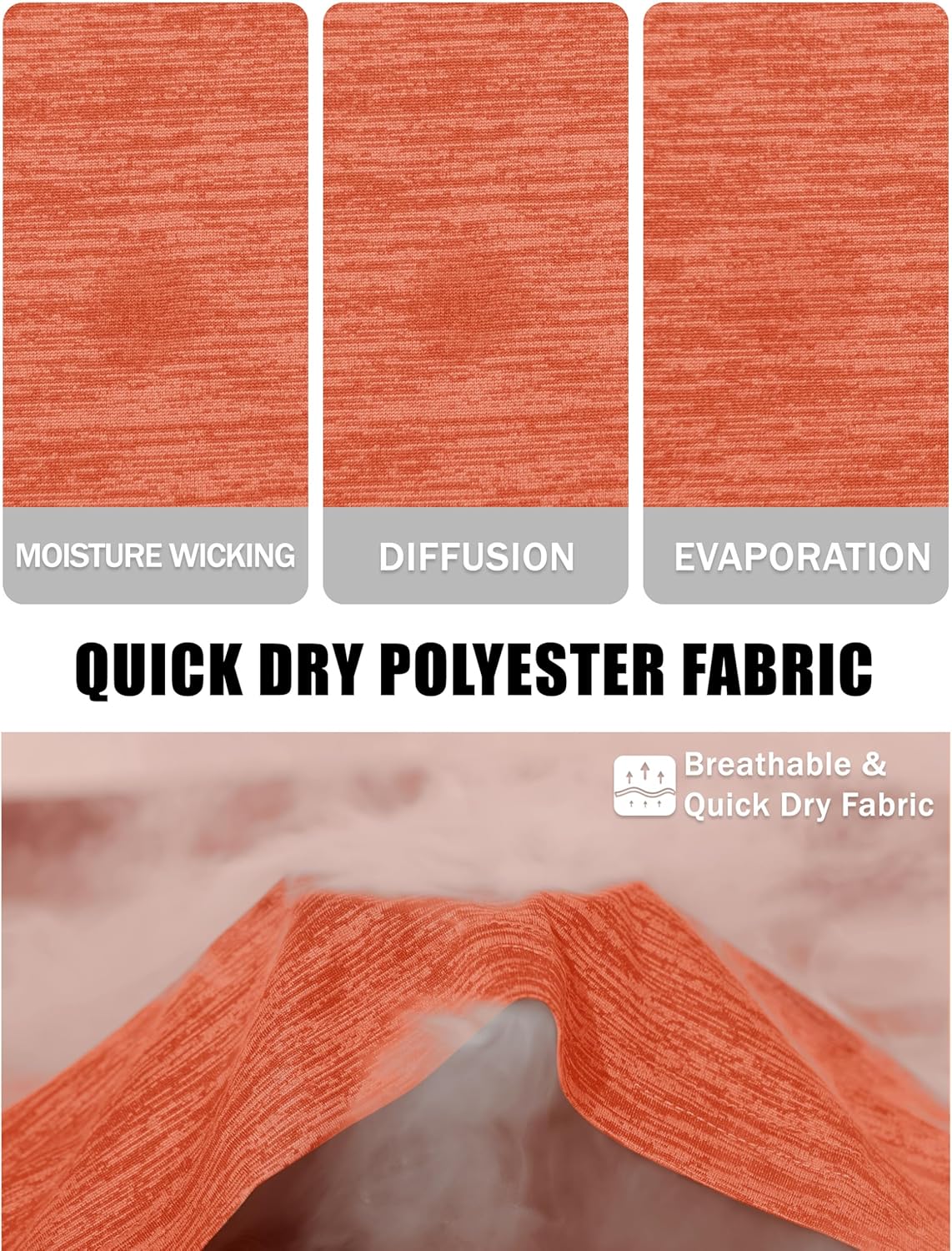 TACVASEN Mens Athletic T-Shirts Short Sleeve Dry Fit Workout T Shirts Crew Neck Breathable Running Tshirts Gym Tops - Image 5