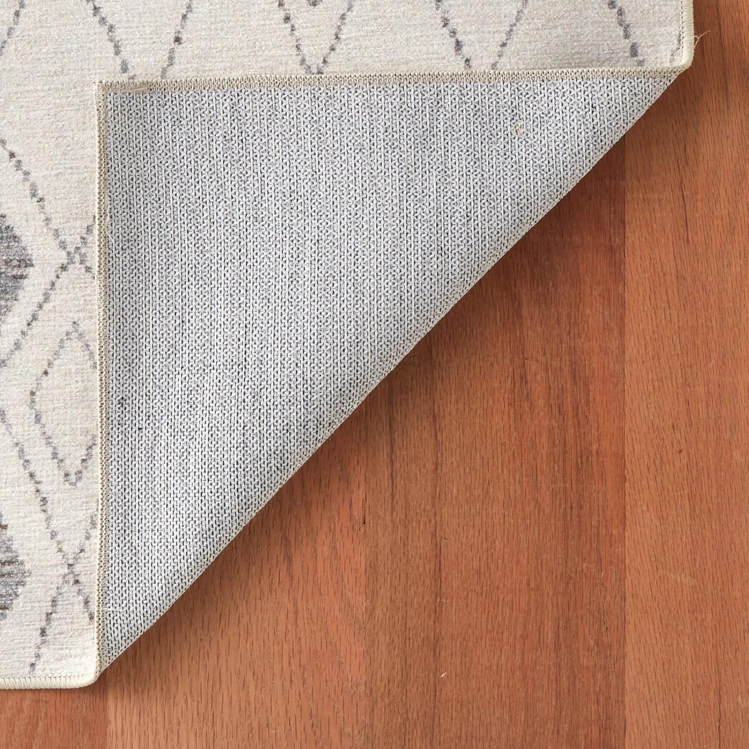 Dash & Albert Chandler Ivory Machine Washable Rug, 2 X 3 Feet, Ivory Geometric Pattern - Premium Luxury Hotel Quality Soft Breathable Hypoallergenic Machine Washable Easy Care All Season