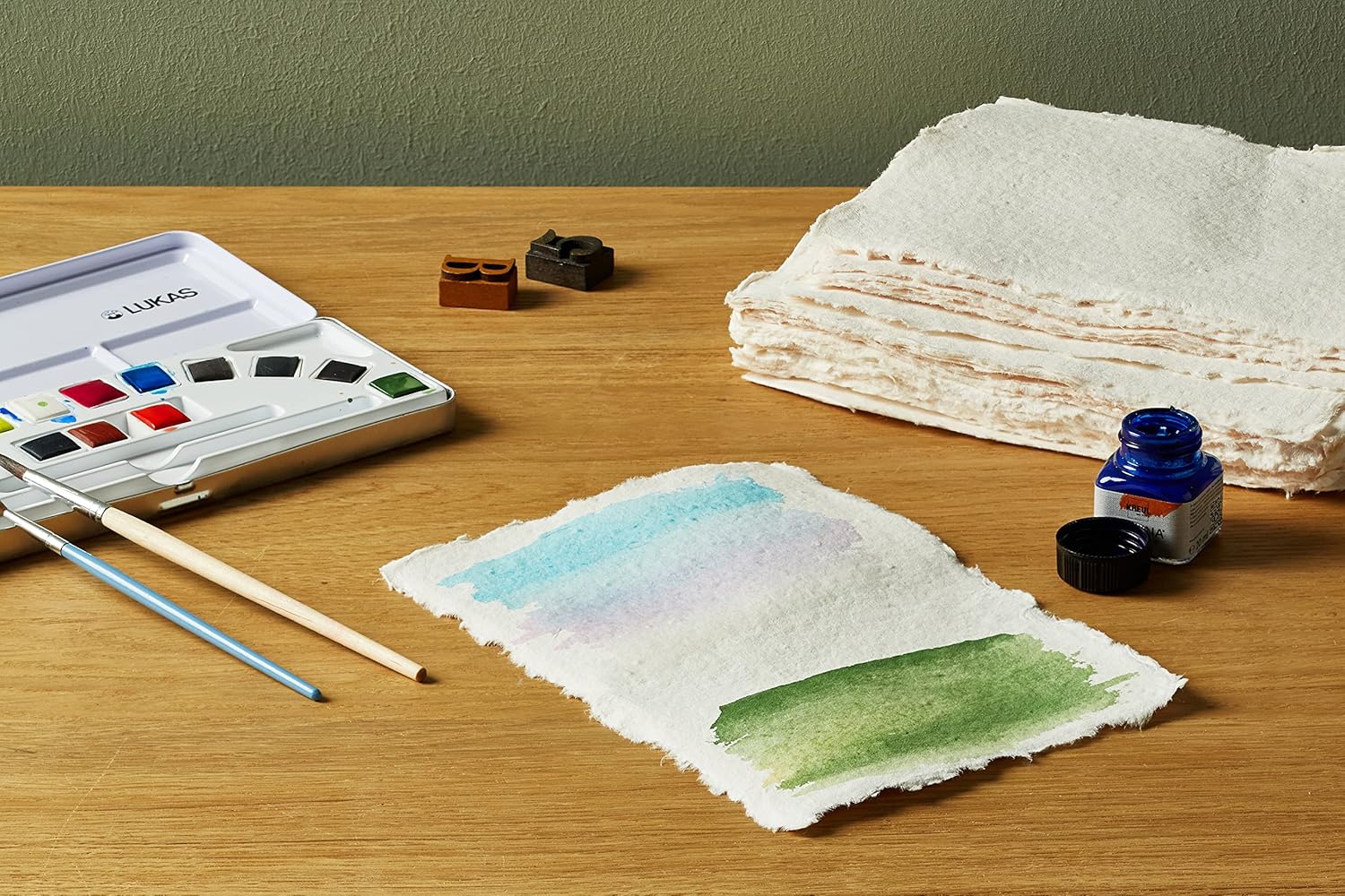 Artway Indigo - A5 Cotton Rag Paper - 100% Cotton/Handmade - 250gsm Mid Texture - A5 (50 Sheets), White