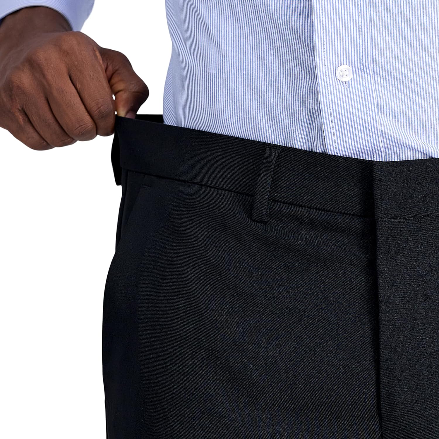 Louis Raphael Mens Premium Stretch Straight Fit Dress Pants - Image 4