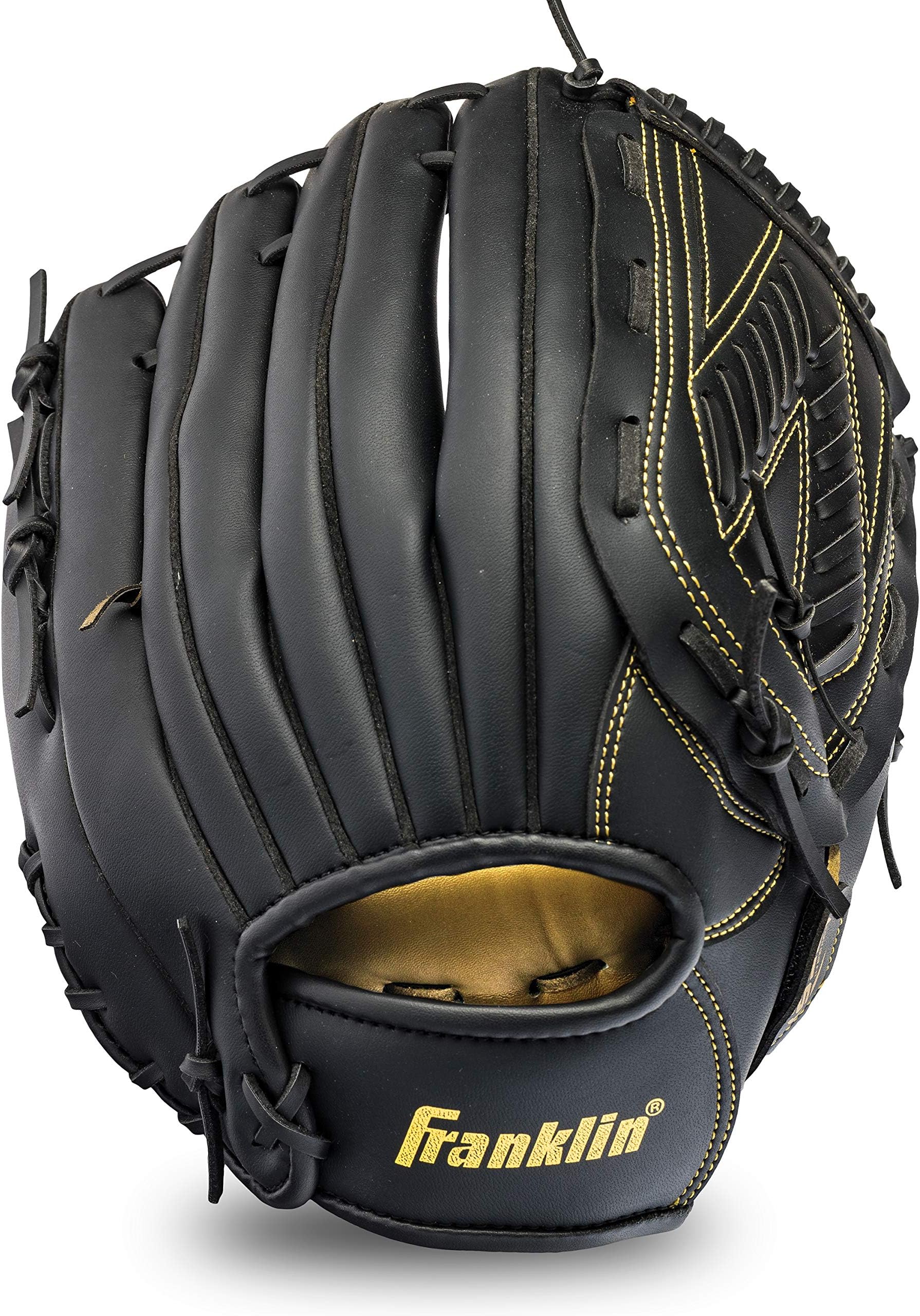 Franklin Sports Field Master Baseball + Softball Glove - Field Master Adult + Youth Baseball + Softball Mitt - Men's + Women's Gloves - Right Hand Throw