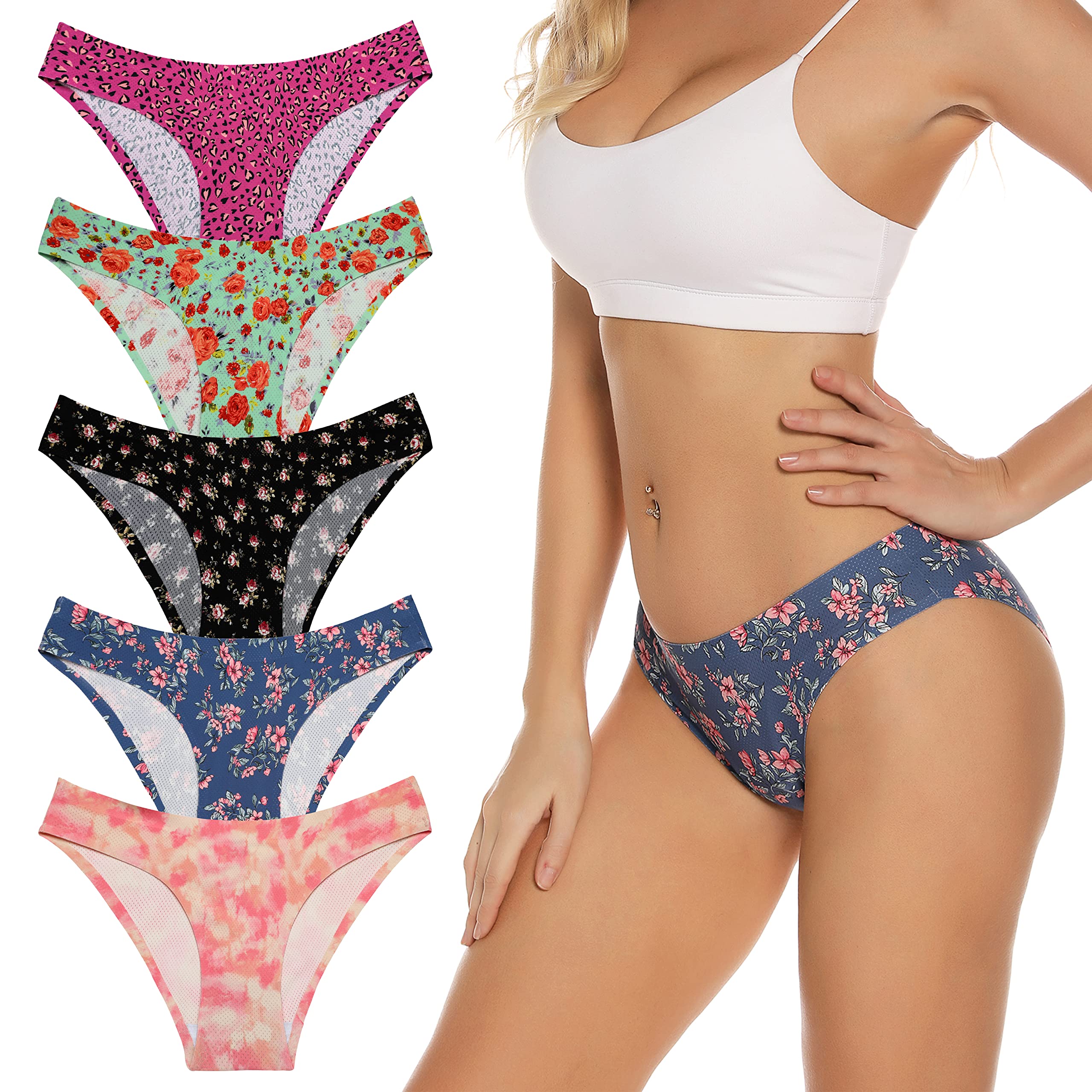SHARICCA Slip Donna Senza Cuciture Elasticizzato Mutande Donna